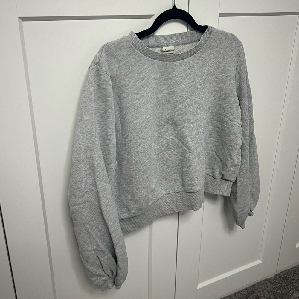 Gray Crewneck Sweatshirt